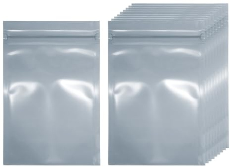 QUARKZMAN 100 Pezzi Sacchetti Antistatici 4 x 6 Pollici/10 x 15cm Richiudibili ESD Schermanti Per GPU Hand Drive SSD Dispositivi Elettronici