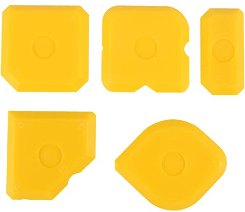 NIZEAMI 5 piezas conjunto de herramientas para raspador conjunto de juntas removedor de lechada paleta espátula alisado juntas de silicona