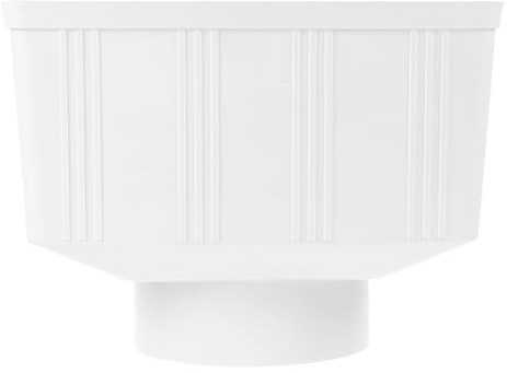 FOMIYES Deviatore Grondaia Pvc Quadrato 110mm per Raccolta Acqua Piovana, Scarico Pluviale per Ville e Capannoni, Accessorio Grondaie Installazione Semplice e Gestione Efficiente