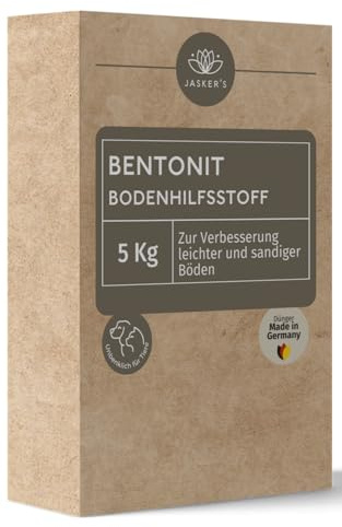 Bentonit Granulat 5 Kg für ca. 100 m² verbessert die Bodenstruktur von sandigen Böden - Bentonit Pulver für Garten