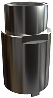 ProfiPaul Distanzstück Ø 50mm Erhöhung Transportererhöhung für Hebebühne H=100mm 70/30mm