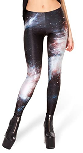 Fioeyr Women's Stretch Print Leggings Full Length Leggings Elastic Leggings Tights Workout Gym Yoga Stretchy Pants Trouser
