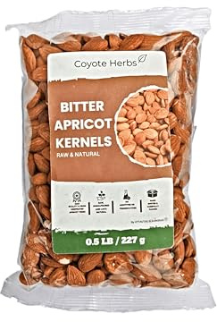 Noyaux d'Abricot Amers Naturels 227g/8 oz : Graines Brutes & Amandes
