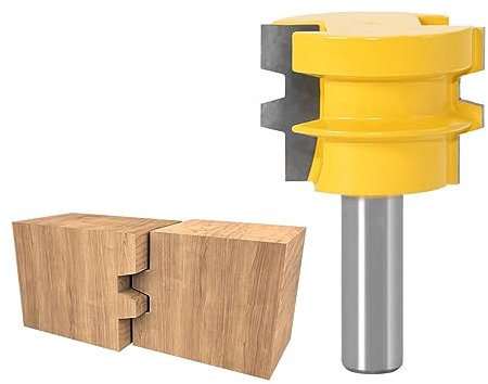 Praktischer Nut Und Federfräser Mit 12 7 Mm Und 12 Mm Schaft Hartmetall Zapfenfräser Für Die Umkehrbare Holzbearbeitung