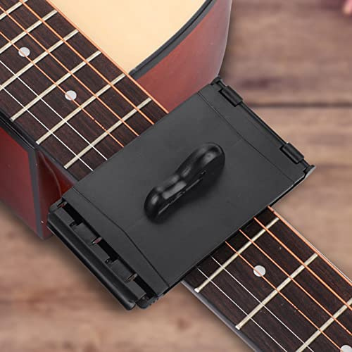 Joyance Gitarrensaiten-Reinigungswerkzeug Gitarrensaiten-Schrubber Reiniger, Reinigungs- und Pflegewerkzeug für Gitarrensaiten, Schwarz, Instrumenten-Akkory