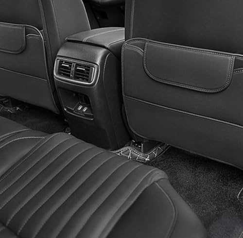 2 Rückenlehnen-Schutzmatte für Mercedes-Benz E-Class T-Modell (S214) 2023 2024, Rückenlehnenschutz, Auto Rückenlehnenschutz Organizer Autositz Rückseite,B