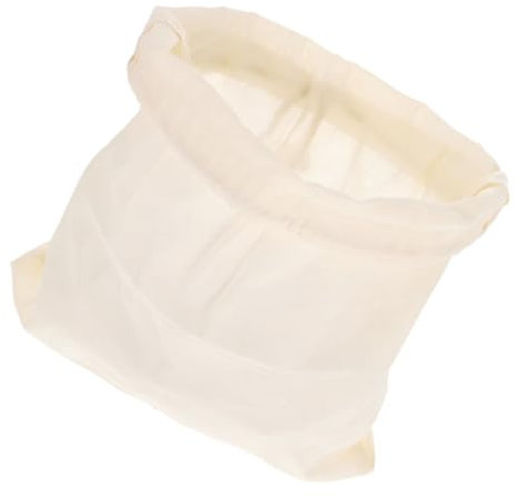 SHINEOFI Bolsa De Filtro De Algodón Para Colar Jugos Yogur y Leche De Frutos Secos Bolsa De Malla Fina Reutilizable Para Alimentos