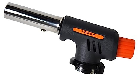 MAGICLULU Brûleur Butane à Allumage Électronique Spray Torche Gaz Multifonction Bbq Soudage Camping Flamme Activation Rapide Pour Extérieur