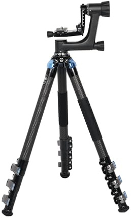Sirui L-324F+PH-10 Landscape Flip Lock Carbon Fiber Tripod with Carbon Fiber Gimbal Head