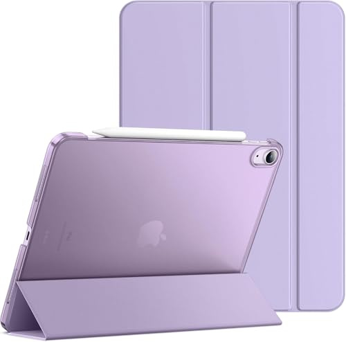 TXWLLIU Coque pour iPad Air 11 Pouces M3/M2 2025/2024 et iPad Air 5e/4e Génération 2022/2020 10,9 Pouces, Étui de Protection Ultra Fin et Léger, Veille/Réveil Automatique, Violet Clair