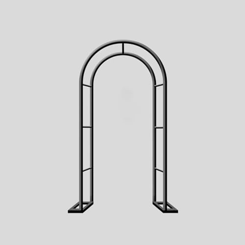 Arche de jardin en métal de 80 à 350 cm de large, solide pour extérieur, pergola de mariage, treillage rond pour plantes grimpantes et vignes, tonnelle en acier vert 120 x 40 x 220 cm – Décoration de