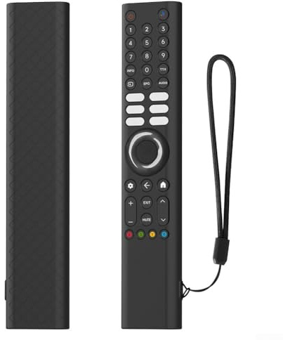 Startbuymore Funda de control remoto para Xiaomi XMRM-P3, todo incluido, a prueba de golpes, cubierta protectora de silicona (negro)