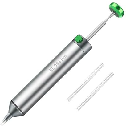 Herramienta de desoldadura de aluminio ligero, dispositivo de extracción de soldadura para estudiantes que aprenden técnicas básicas de soldadura, kit profesional