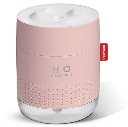 CYDZSRA Mini humidificador portátil en aerosol 450ml USB Light Aroma aceite esencial fabricante de atomizador de aire dormitorio bebé Oficina