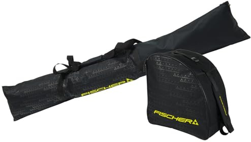 Fischer Skidväska Skidväska Skidväska Eco Alpine – 175 cm lång – väska för 1 par skidor med 2 stavar – inklusive pjäxväska skidskoväska Alpine Eco Bootbag – för 1 par pjäxor