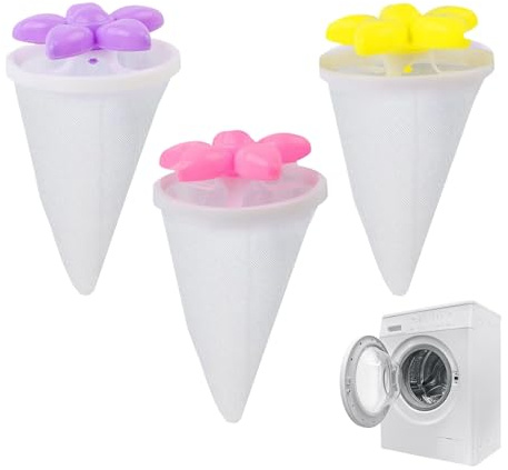 Pet Hair Laundry Catcher - Cleaning Mesh Bag Lint Filter | Washing Machine Hair Remover | for Dryer Pet Cat Dog Fabric Bedding Carpet Clothes Home Apartment