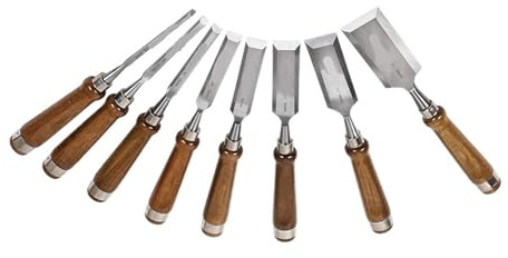 Jeu de ciseaux à bois, 4 ciseaux à bois, professionnels for charpentier