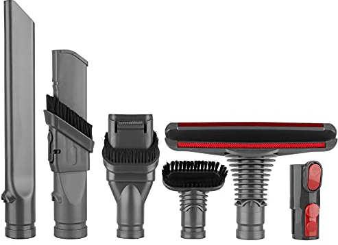 AINUO Accessories Kit Replacement for Dyson V8 V7 V6 V10 SV10 SV11 Vacuum Cleaner - Spare Parts Brushes Tools Attachments Set for Dyson V6 DC34 DC35 DC59 Cordless Hoover (6 in 1)