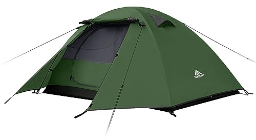 Forceatt Camping Tent 2/3/4 Person, Professional Waterproof & Windproof Lightweight Backpacking Tent Suitable for Outdoor,Hiking,Glamping, Mountaineering and Travel