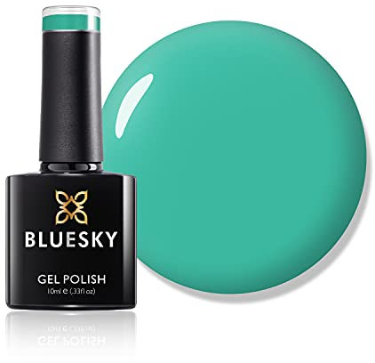 Bluesky Gel Nail Polish, Green Dream Ss2023, Dark Green, Long Lasting, Chip Resistant, 10 ml (Requires Drying Under UV LED Lamp)