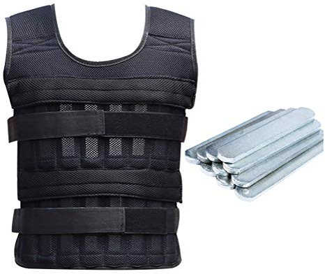 APOE Gewichtsweste, Gewichten Verstellbar, 5 kg 8kg 10 kg 15 kg 20 kg 25 kg 30 kg Trainingswesten Werden für Fitness, Laufen, Kraft und Ausdauertraining verwendet