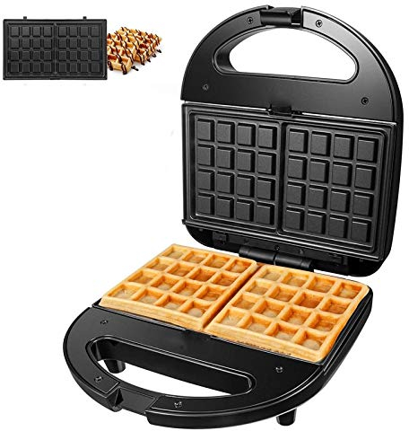 Appareil À Croque-Monsieur，Machine À Sandwich Toastie ， Presse À Sandwich 3 En 1 Machine À Gaufres Et Steaks Grille-Pain À Sandwich 750 W ， Avec 3 Plaques Antiadhésives Détachables