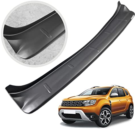 Chromemaster | Protezione Posteriore Compatibile con Dacia Duster dal 2018- | Plastica ABS, Nero Opaco | Protegge la Vernice del Paraurti dai Graffi