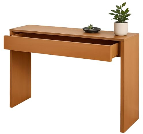 Miroytengo Ingresso moderno Lupe Ciliegio 100 x 76 x 30 cm con Cassetto e Stoccaggio