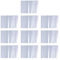 KGDUYC Buchumschlag - 10Pcs Transparenter Buchumschlag, Buchumschläge Schulbücher, SchutzhüLle, BuchhüLle Transparent, Buchumschläge Schulbücher, Wasserdichte BuchhüLle, Für Das Home Office Der Schule
