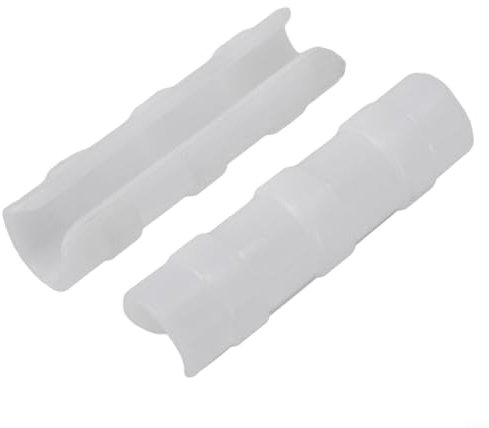 Lot de 20 clips de cadre de serre, pinces pour film de serre, clips de tube pour bâtiments de jardin, clips de film végétal, colliers de serrage fixes pour tube de cadre de tuyau (blanc, 25 mm)