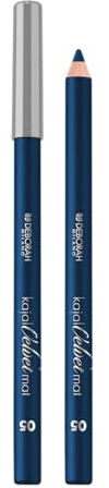 Deborah Milano - Matita Occhi Kajal Velvet Mat, 05 Blu, Finish Matte a Lunga Durata, Texture Cremosa e Scorrevole, Dona uno Sguardo Intenso e Definito, Vegan, 1.3 gr