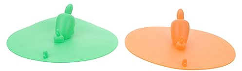 Gadpiparty 2stücke Große Abflussdeckel Für Badezimmer Geruchssichere Dichtungen Karottenorange Karottengrün Hochwertige -Materialien Installieren Für Dusche Und Badewanne