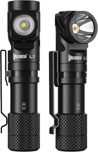 WUBEN L1 Torches LED Super Bright Rechargeable 2000 Lumens | Tactical Powerful Torch IP68 Waterproof Powerful Handheld Flash Light for Camping Hiking (P9)