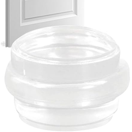 Fukamou Fermaporta Trasparente, Fermaporta Da Pavimento - Fermaporta Adesivi Trasparenti Da Pavimento - Fermaporta Per Doccia, Ammortizzatore Per Porta Indipendente, Montaggio A Pavimento Per Casa,