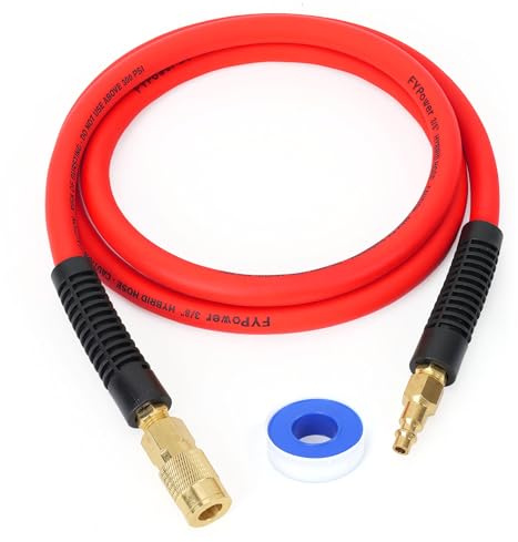 FYPower Hybrid Air Compressor Hose 3/8 in x 6 ft Lead in Air Hose