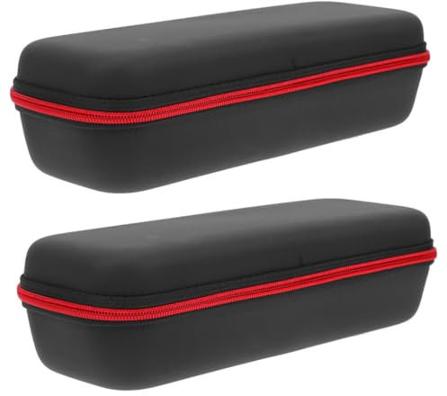 CATIEBYE 2pcs Microphone Storage Bag Mesh Pocket Zipper Closure Protects Against Scratches Dust and Shocks for Travel