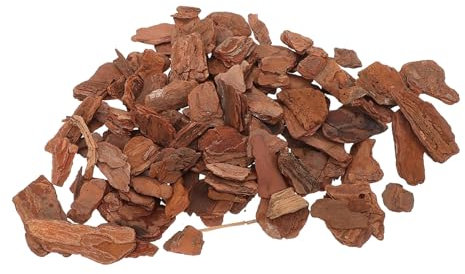 FONDOTIN Reptilienrinden Streu Rindenmulch 3-5cm Natürliches Baumrinden Dekor Terrarium Landschaftsdeko Für Schildkröten Reptilien Aquarien Terrarien
