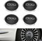 YUEXIANGJING 4 Pezzi Copricerchio Auto per Fiat 500, 133mm, Accessori per Decorazioni Auto Copricerchi Accessori Copricerchio Coprimozzo per Auto