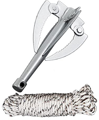 Gatuida 15m Pescina Inossidabile Strumento Professionale Per Rimozione Erbacce e Piante Acquatiche Da Laghi e Rimozione Detriti Con Dentatura Include Da Colore Random