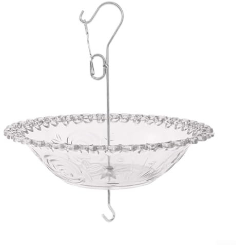 Wetterfeste Vogelfutterstation und Badewanne für Gärten, stabiles Design, um Wildvögel leicht anzulocken (grau)
