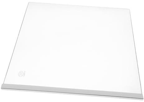 WOONEKY Divisor De Vidrio Templado Para Frigorífico 300x300 Mm Certificación Segura, Organizador De Estantes Para Refrigerador, Separador Reemplazable Para Cocina y Congelador, Para Almacenamiento
