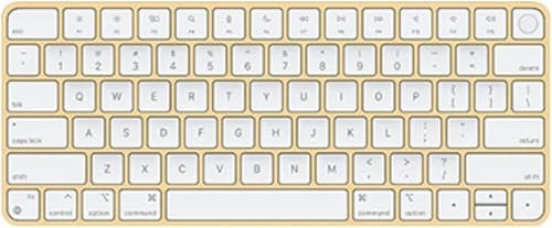 Apple Magic Keyboard con Touch ID (QWERTY Italiano) Amarillo (Reacondicionado)