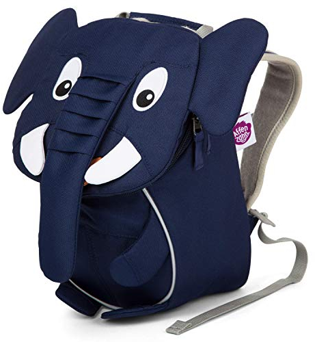 Affenzahn Kleiner Freund - Kinderrucksack für 1-3 Jährige im Kindergarten - Elefant - Blau