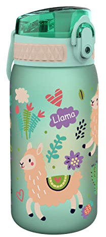 Ion8 Borraccia per Bambini, 350 ml, a Prova di Perdite, Facile da Aprire, Serratura Sicura, Lavabile in Lavastoviglie, Senza BPA, Maniglia per il Trasporto, Facile Pulizia, Lama
