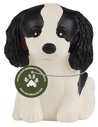 Hevea Hunde-Kauspielzeug aus der Cavalier King Charles Spaniel-Rasse-Kollektion – Beißspielzeug aus Naturkautschuk für Welpen, kleine, mittelgroße und große Hunde – Lindert Zahnfleischschmerzen