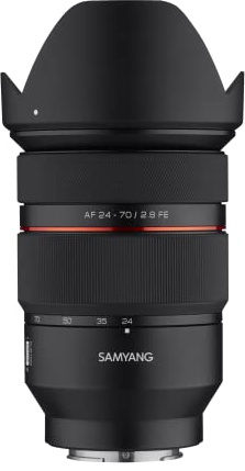 Samyang AF 24-70mm F2.8 Auto Focus Zoom Lens for Sony E - Full-Frame Standard Zoom, Parfocal Design, Weather-Sealed, Quiet STM Motor, Custom Switch, Ultra Multi-Coated, 82mm Filter Thread