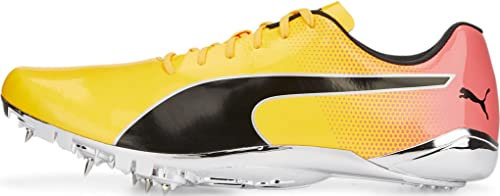 PUMA Herren Evospeed Electric Sneaker, Sun Stream-Sunset Glow, Schwarz, 46 EU