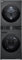 LG WT1210BBF Washtower, Waschmaschine Klasse C -10 Prozent 12kg und Trockner A 10 kg, einheitliches Panel, TurboWash, Smart Pairing, WiFi, Schwarz