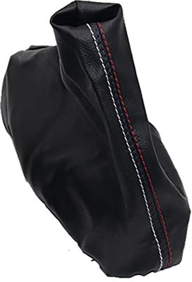 BREAUX Kunststoffauto-Umschaltzahnrad-Handbremshebel Gaiter-Boot-Abdeckung Fit for BMW 3. Serie E36 E46 M3. Schaltknauf