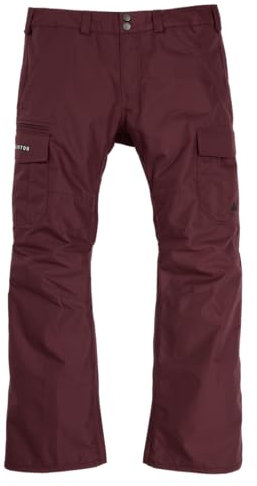 Burton Herren-Cargo-Schneehose, 2 l, wasserdicht, normale Passform, Standard, S, Almandine